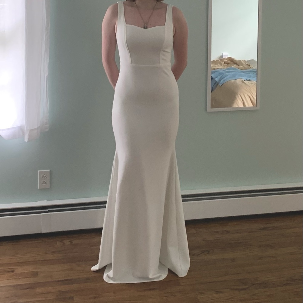 Lulus Sweetest Thing White Maxi Dress in size S